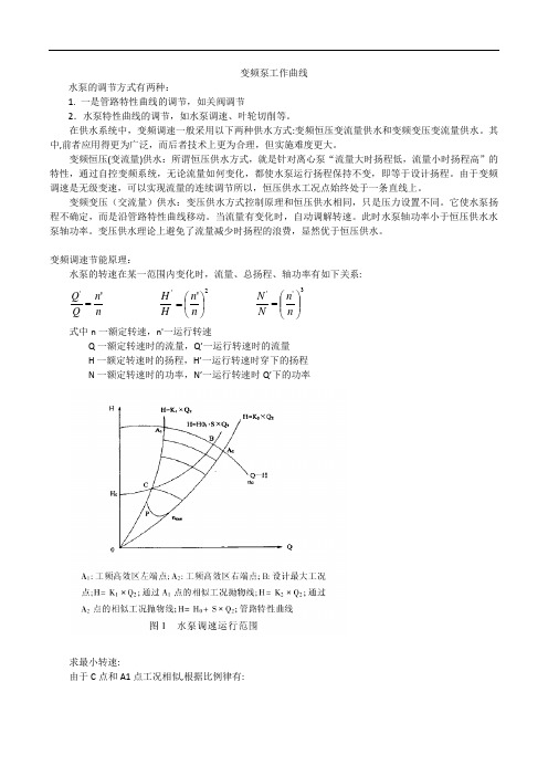 变频泵工作曲线