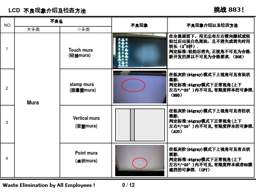 LCD常见不良检查条件判定标准介绍版本