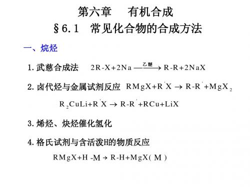 6有机合成 Microsoft PowerPoint 演示文稿