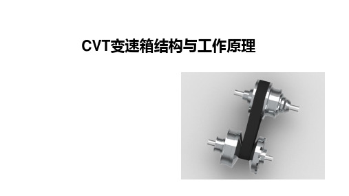 CVT无极变速箱结构与工作原理