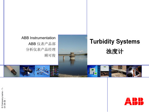 ABB 浊度计、余氯分析仪表说明书