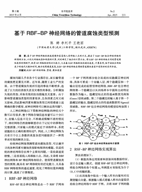 基于RBF-BP神经网络的管道腐蚀类型预测