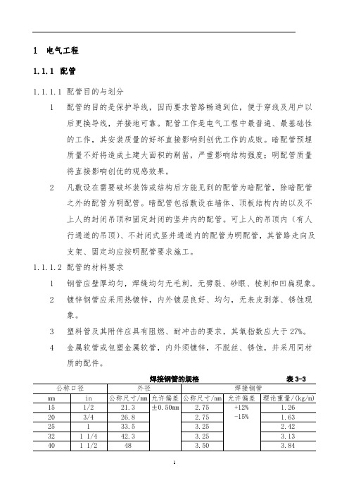 建筑电气施工规范技术(图文)