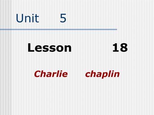 charlie_chapline全面版