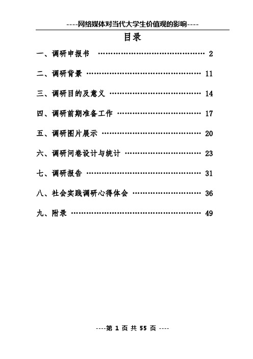 网络媒体对当代大学生价值观的影响