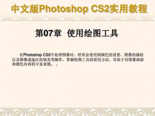 中文版PHOSHOP