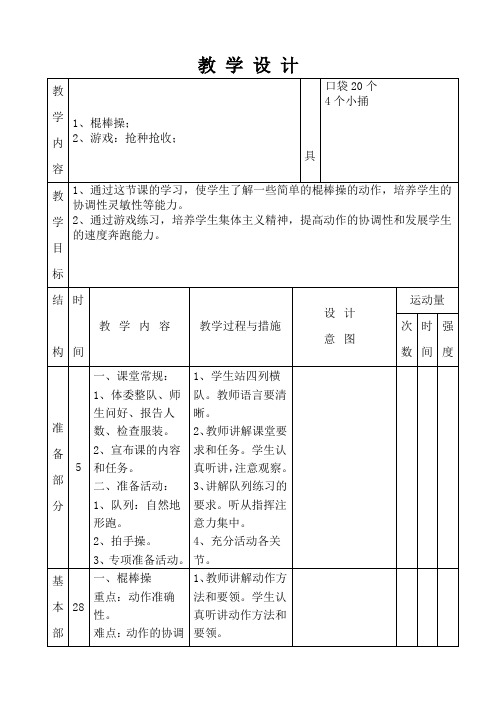 棍棒操