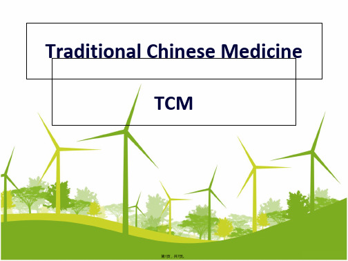 TCM中医英文简介(共7张)