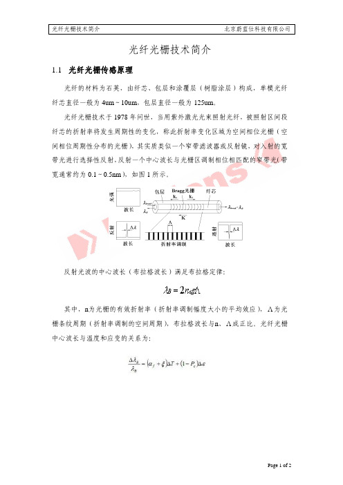 光纤光栅技术简介