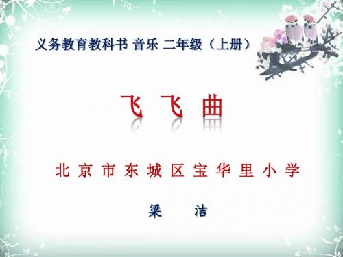 《飞飞曲》课件(省一等奖)