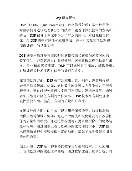 dsp研究报告