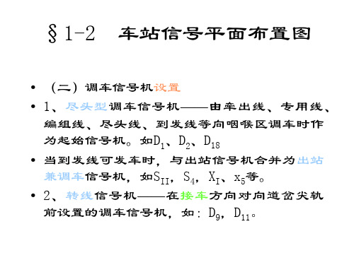 2-2、3 车站信号平面图、控制台盘面图