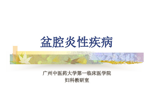 盆腔炎性疾病(七年制)12-15