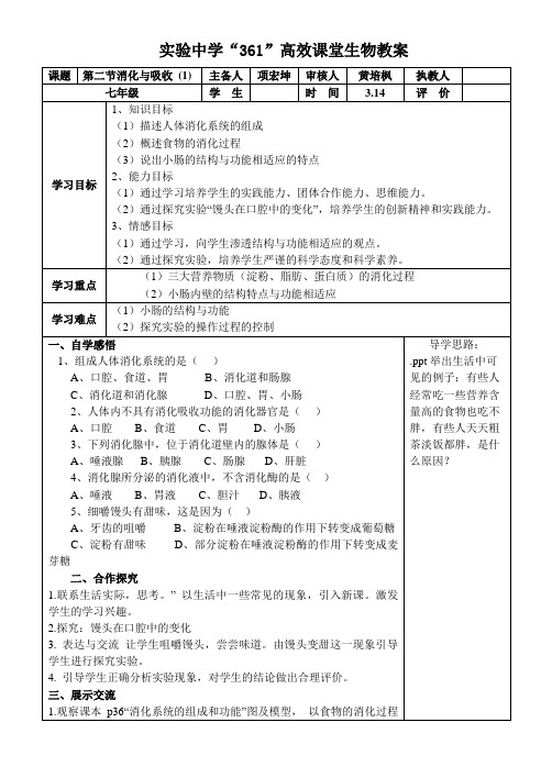 消化和吸收(1)