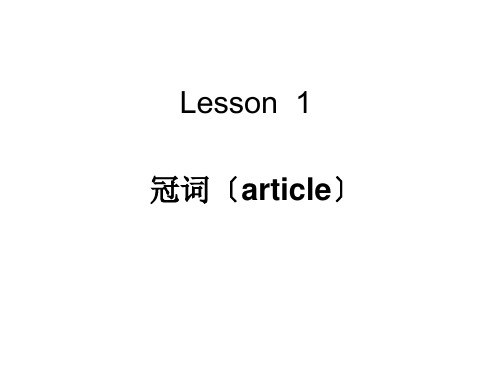 高考冠词用法(定冠词+不定冠词+零冠词)