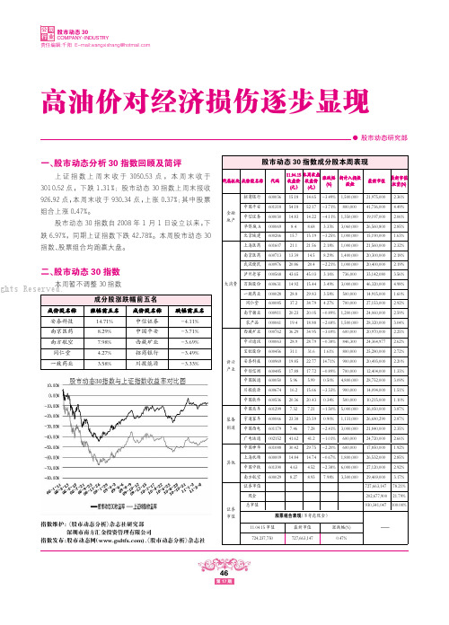 高油价对经济损伤逐步体现