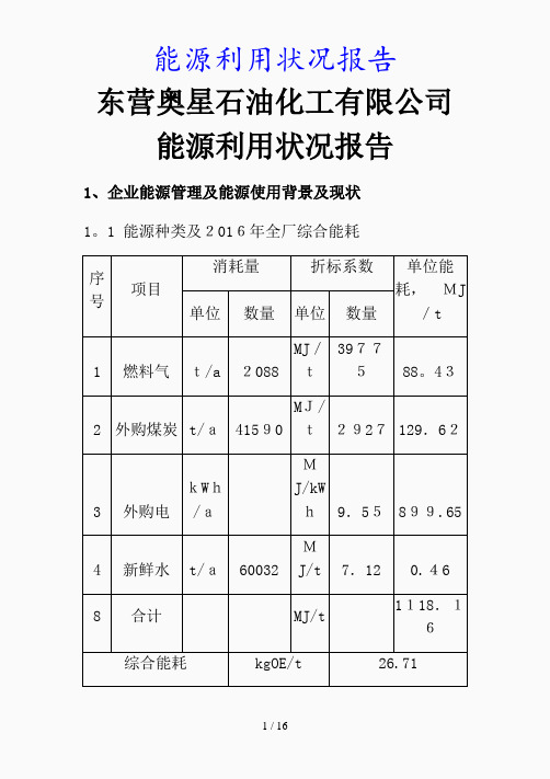 最新能源利用状况报告(精品课件)