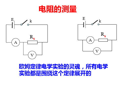 高中物理课件-4、内外接法(测电阻)