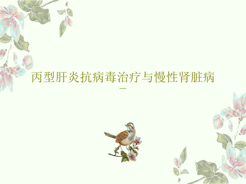 丙型肝炎抗病毒治疗与慢性肾脏病42页PPT