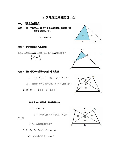 小学几何之蝴蝶定理大全