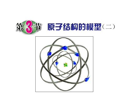 浙教版八年级下册科学课件：2.3原子结构的模型2