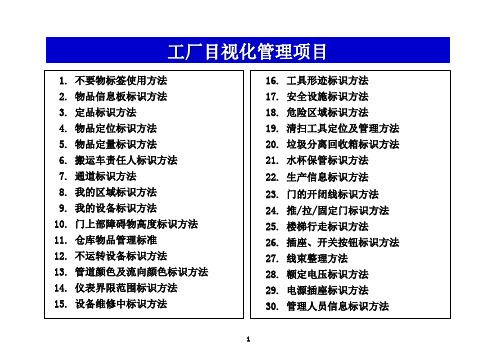 good目视化管理活动手册