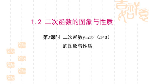 湘教版数学九年级下册1.2《二次函数的图像与性质》课件2