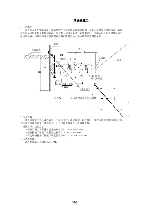 顶进涵施工