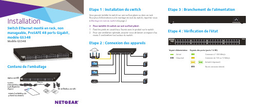 ProSAFE 48端口Gigabit Network Switch用户操作手册说明书