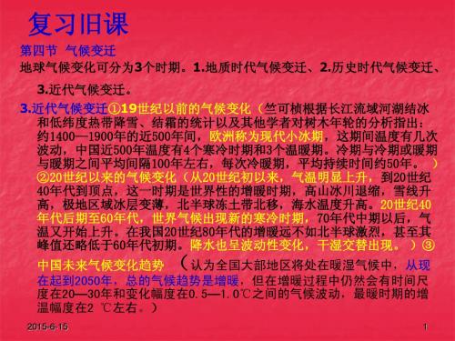 第九章   农业气候与农业小气候