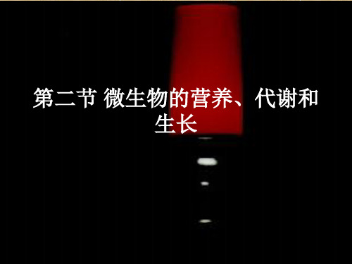 高中生物微生物的营养、代谢和生长名师精编课件 旧人教 选修