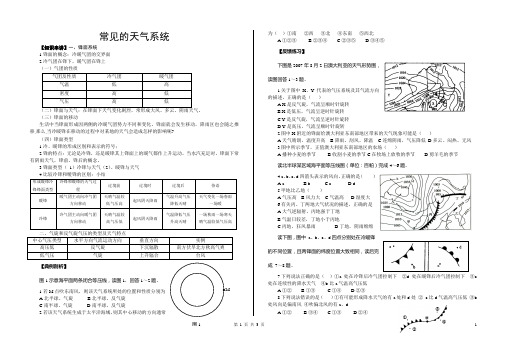 第5讲  常见的天气系统