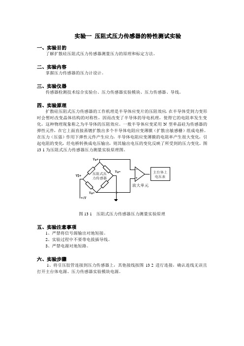 传感器实验1