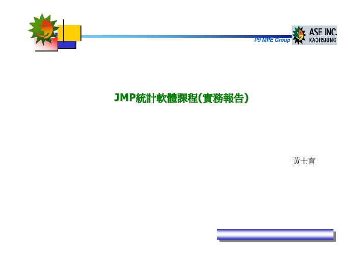 07 JMP 基础操作_实务报告范例