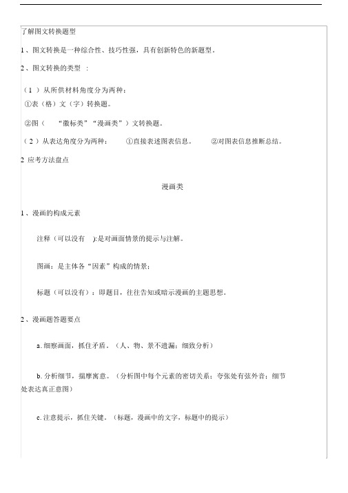 (完整word版)中考专题图文转换题答题技巧.docx