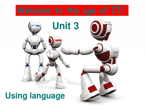 人教版高中英语必修二Unit3 Using language (共52张PPT)