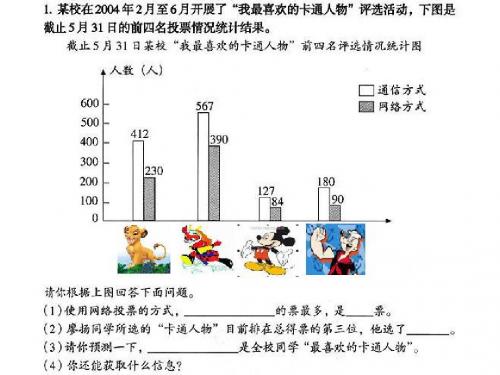 人教版五年级数学下册《统计》课件PPT