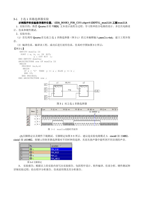 fpga2选1选择器