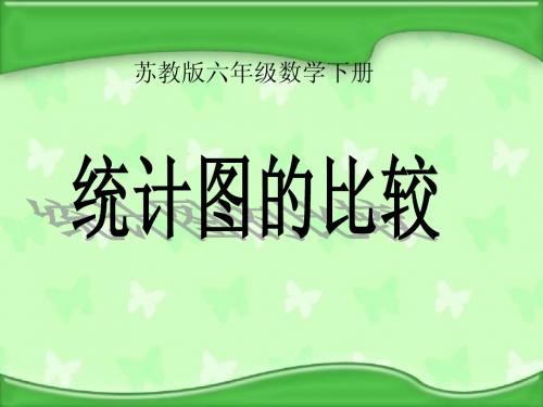 2015苏教版六年级下册统计图的比较课件