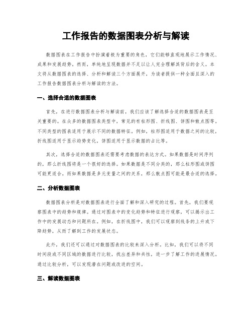 工作报告的数据图表分析与解读