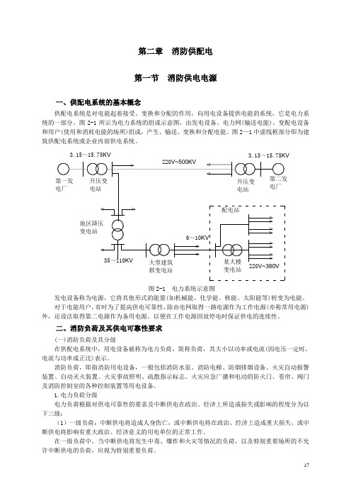 消防供配电设施汇总