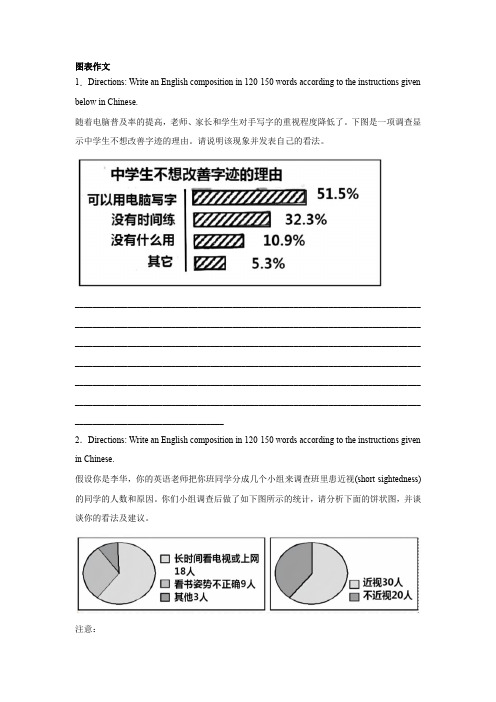 高考英语写作分类训练：图表作文