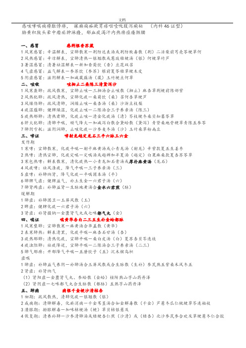 精深中医内科学记忆