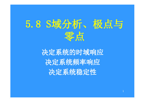 58 S域分析、极点与 零点 - 华东理工继续教育学院