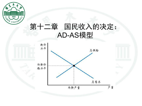 第12章 国民收入的决定：AD-AS模型