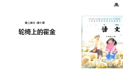 苏教版六年级上册语文10轮椅上的霍金课件