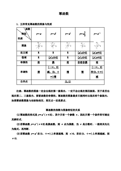 幂函数