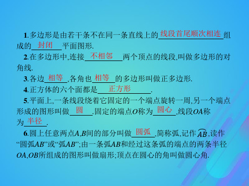 七年级数学上册第4章基本平面图形4.5多边形和圆的初步认识课件新版北师大版