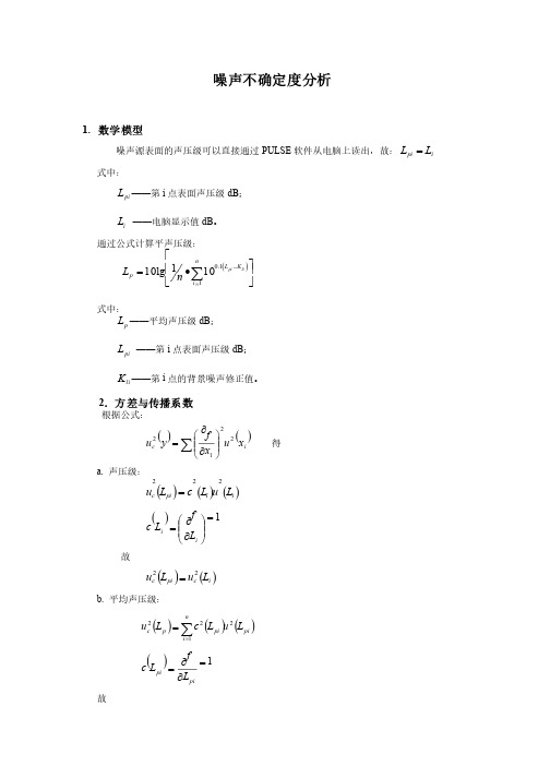 噪声不确定度分析