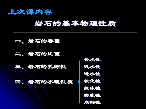 第3讲 岩石的力学性质-强度性质